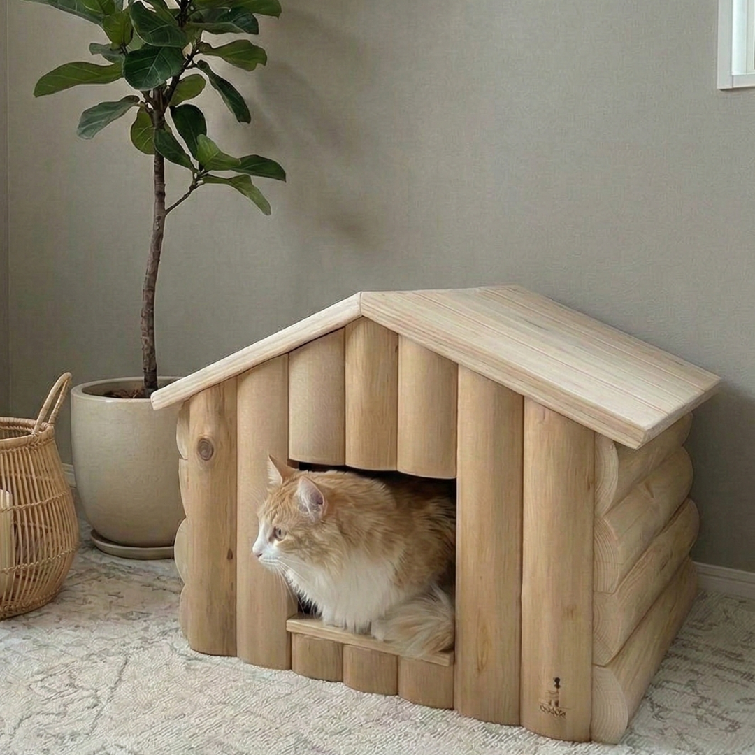 ペット用ログハウス 無垢材 職人仕上げ 多頭飼い ペットハウス 木製 ペット用ログハウス 無垢材 職人仕上げ 多頭飼い ペットハウス 木製