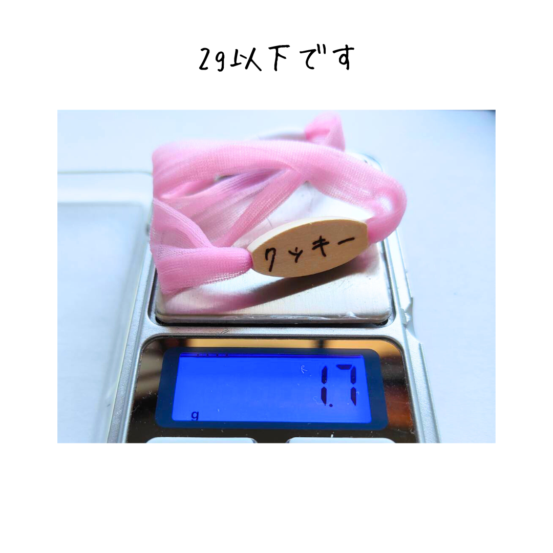 この軽さ、装着感ほぼゼロ ペットにやさしいチュチュヤーンの揺れない迷子札!やわらか紐首輪 軽い・やわらか紐・安全バックル・迷子札付き 元祖シンプル 夏