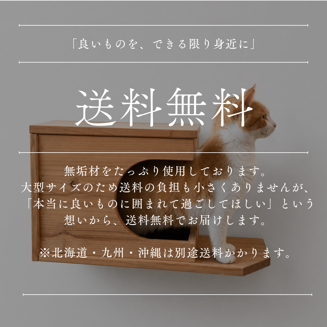 Felesto Wall House 送料無料のご案内