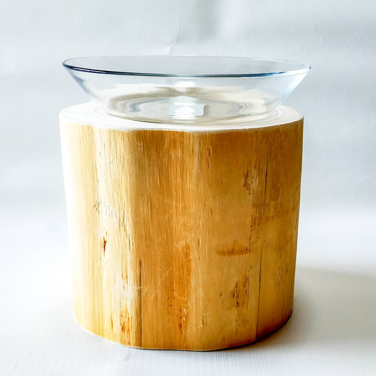 犬用 高め -高野槙の丸太のLog Bowl- 水飲み台 ごはん台 餌台