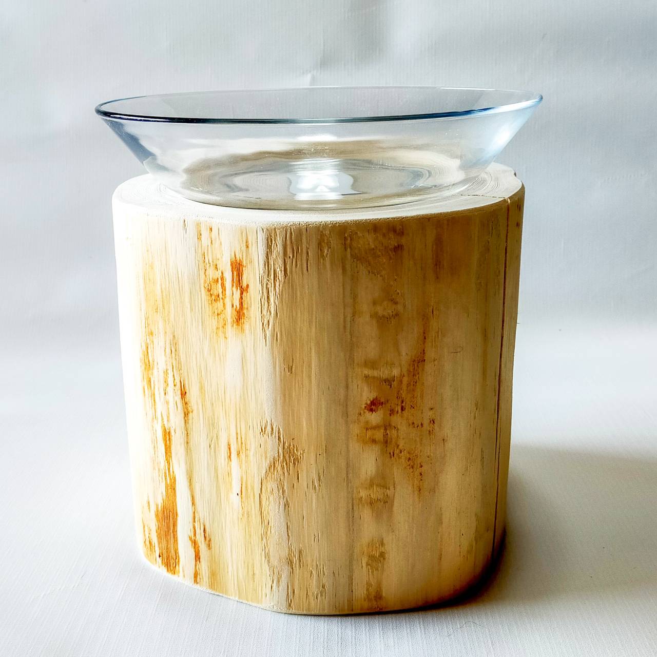 犬用 高め -高野槙の丸太のLog Bowl- 水飲み台 ごはん台 餌台
