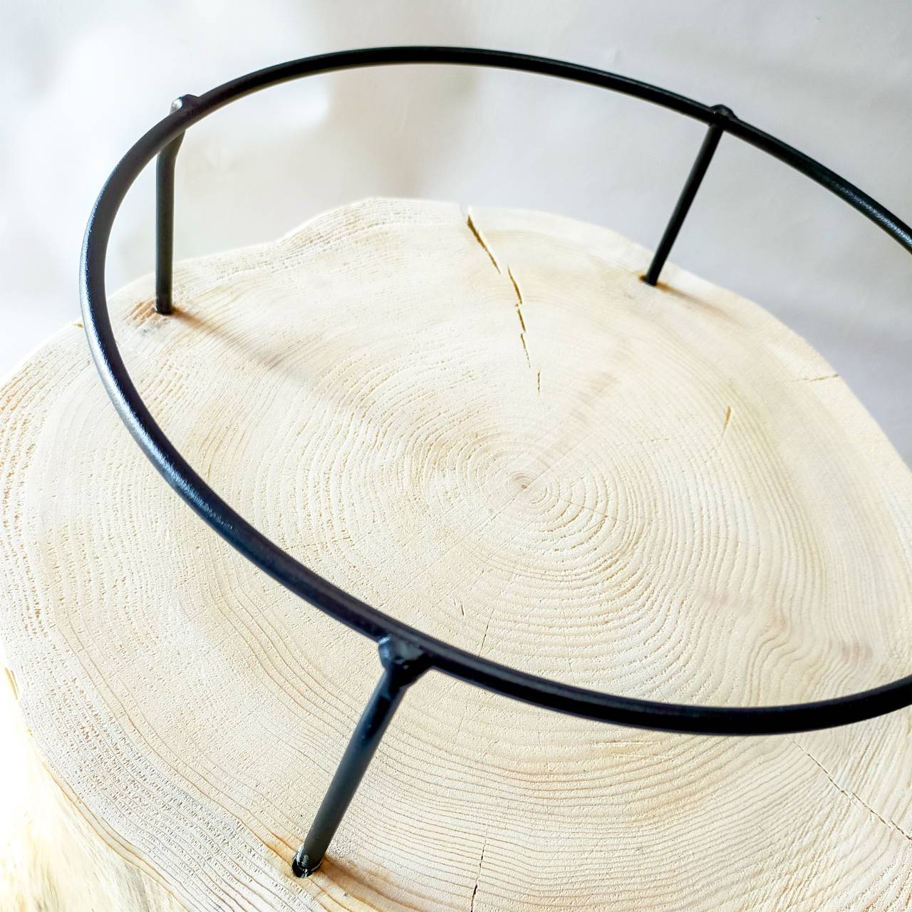 一点もの 大型犬用 高さ27cm -高野槙の丸太のLog Bowl- 水飲み台 ごはん台 餌台