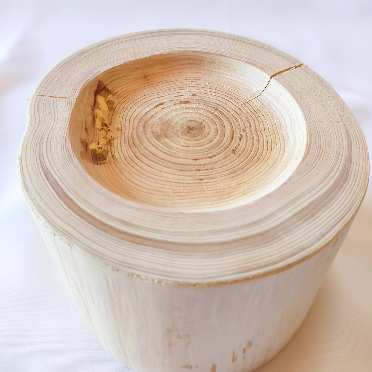 【アウトレット20%OFF】②シンプルヒノキペットテーブル ごはん台 水入れ フードボウル 餌台 エサ入れ
