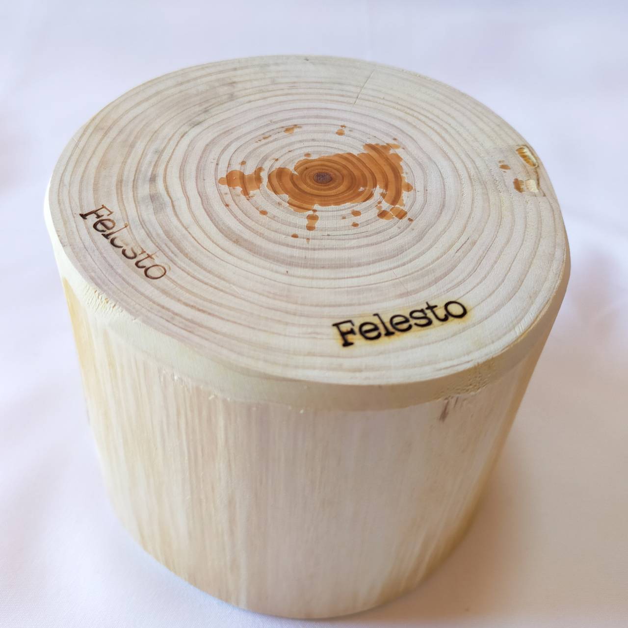 【アウトレット20%OFF】③シンプルヒノキペットテーブル ごはん台 水入れ フードボウル 餌台 エサ入れ