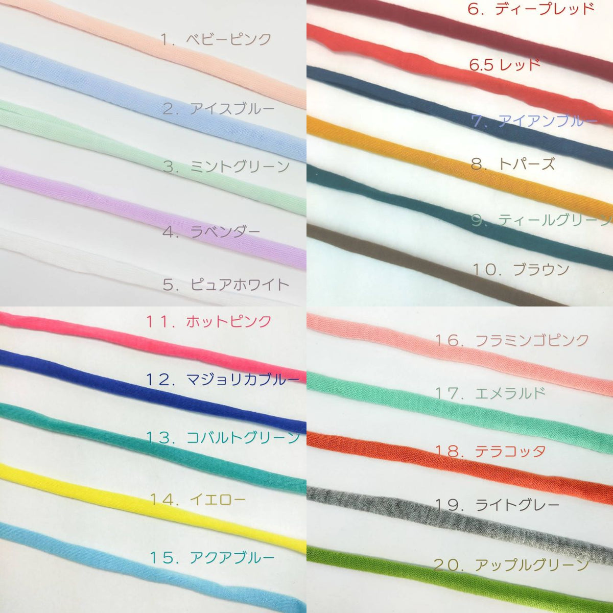 <20 colors > round wood collars