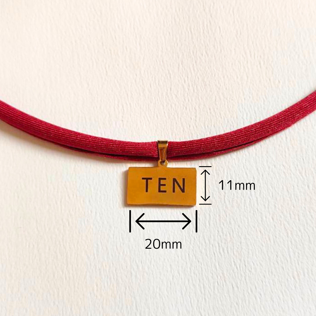 ズレない迷子札　プレート型　ストレス最小限　おハゲ防止　わずか4g　リニューアル紐　ステンレス製　やわらか紐首輪　軽い・やわらか紐・安全バックル・迷子札付き