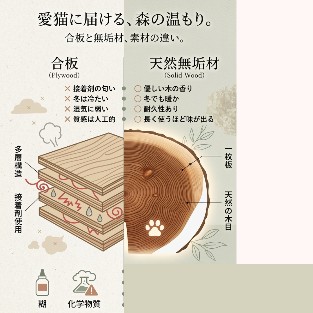 まだ販売前　送料無料【限定販売】職人仕上げの天然杉・輪切りキャットステップ