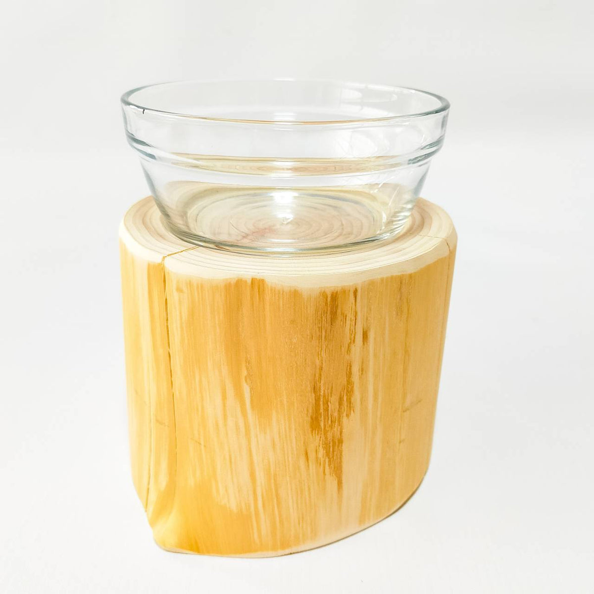 Hinoki Cypress Pet Table, Feeding Stand, Water Bowl, Food Bowl, Feeding Tray, Feeder - 1 unit