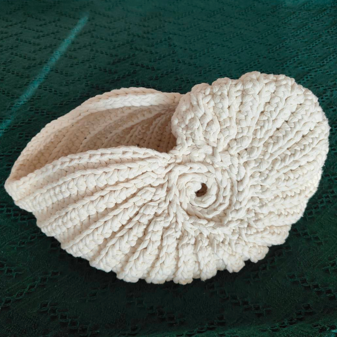 限定１個　試作・アウトレット　送料無料　アンモニャイトベッド　綿ロープ　出直し大きさアップ