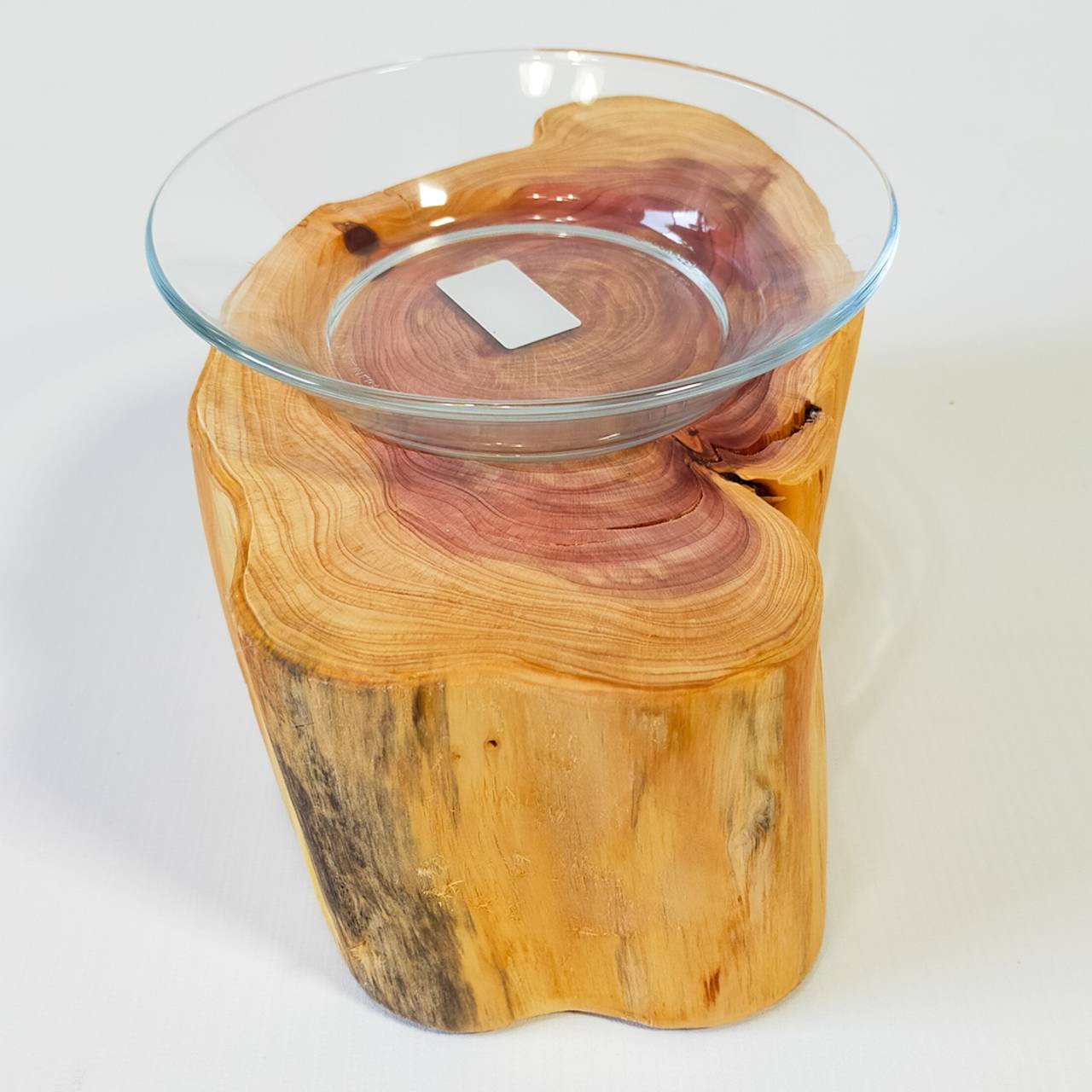 (限定仕入れ)⑧ごはん専用伊吹の丸太のペットテーブル　餌台　ごはん台　フードボウル