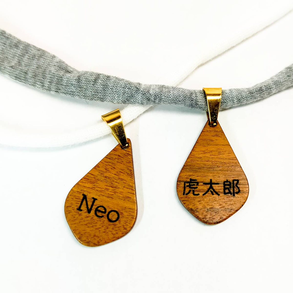 <20 colors > round wood collars