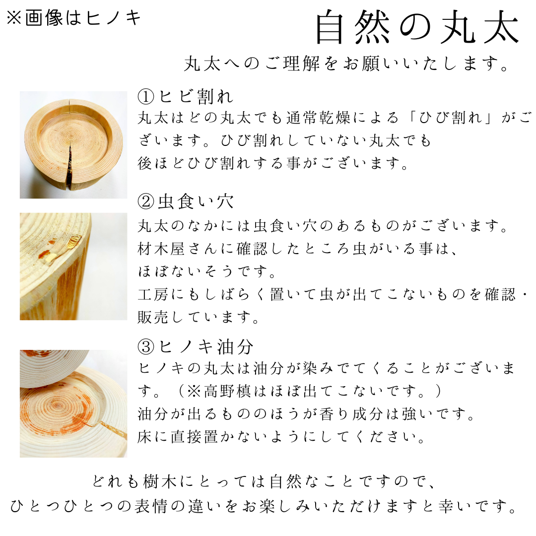 (M)フレッシュ高野槙のログボウル　ごはん台　フードボウル　餌台　エサ入れ 1個販売