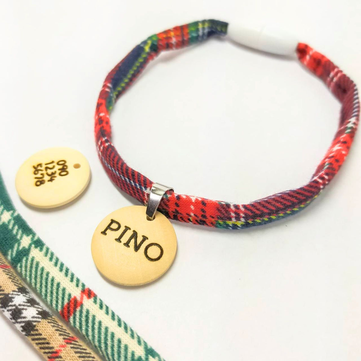 <20 colors > round wood collars
