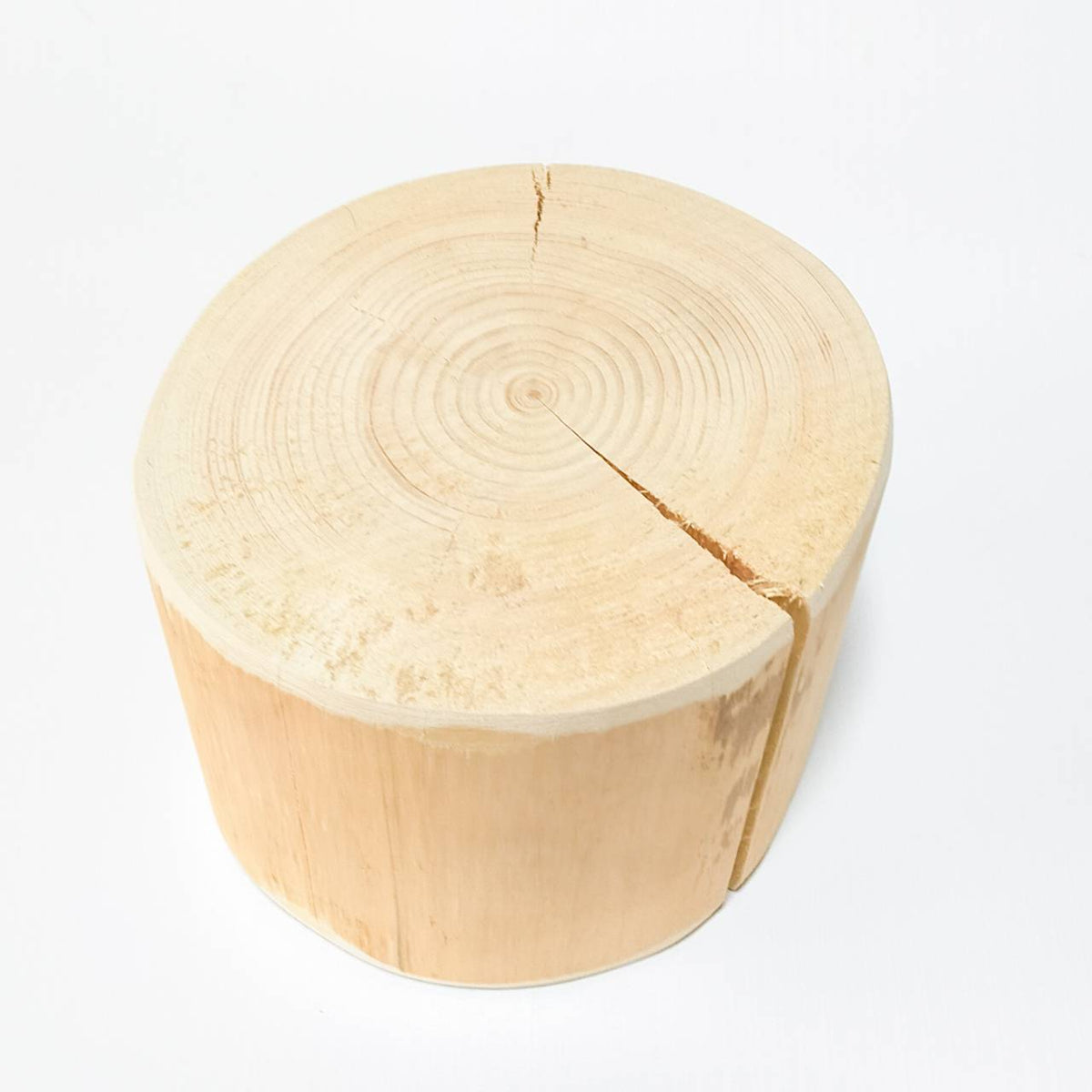 ＜shop限定＞　犬用　高め　-杉の丸太のLog Bowl-　水飲み台　ごはん台　餌台　