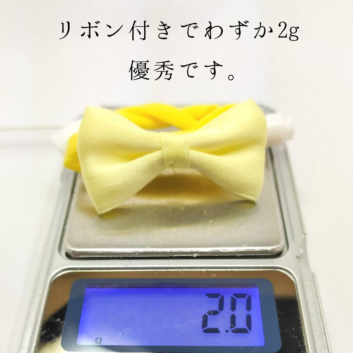 <全20色>ミニリボンのやわらか紐首輪　猫　首輪　セーフティバックル　安全　軽量　紐　おしゃれ　かわいい