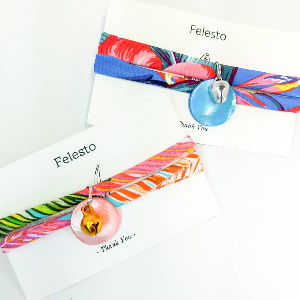 <12 colors> Simple bell strings collars