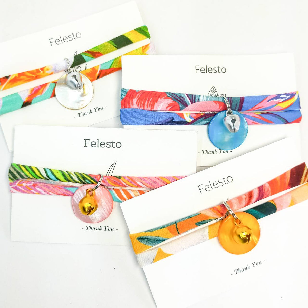 <12 colors> Simple bell strings collars