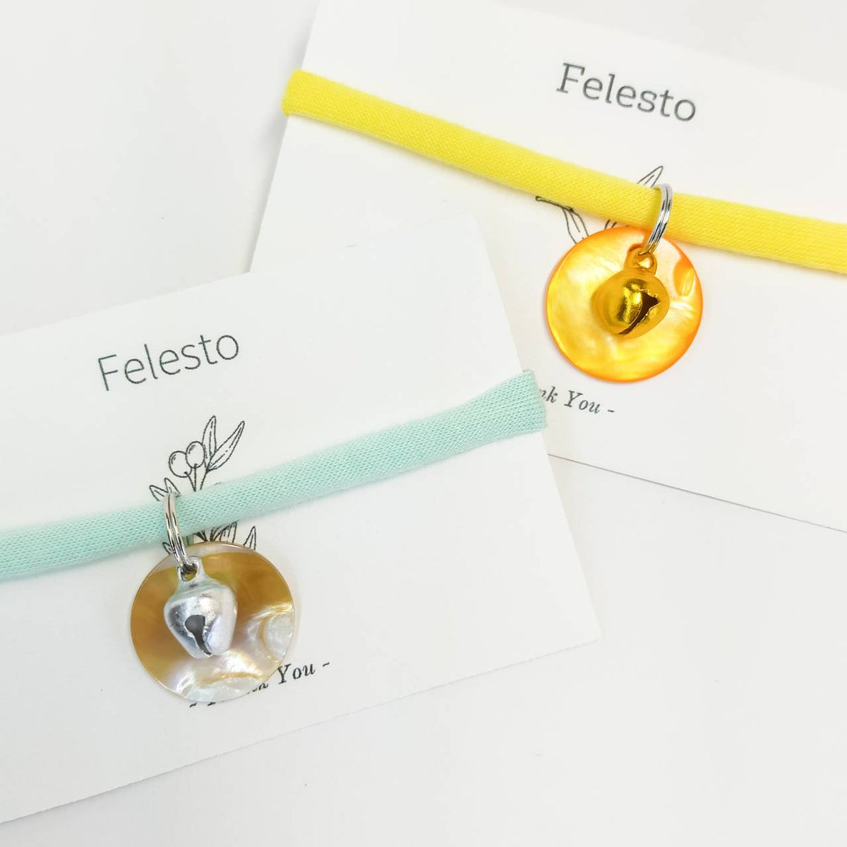 <12 colors> Simple bell strings collars