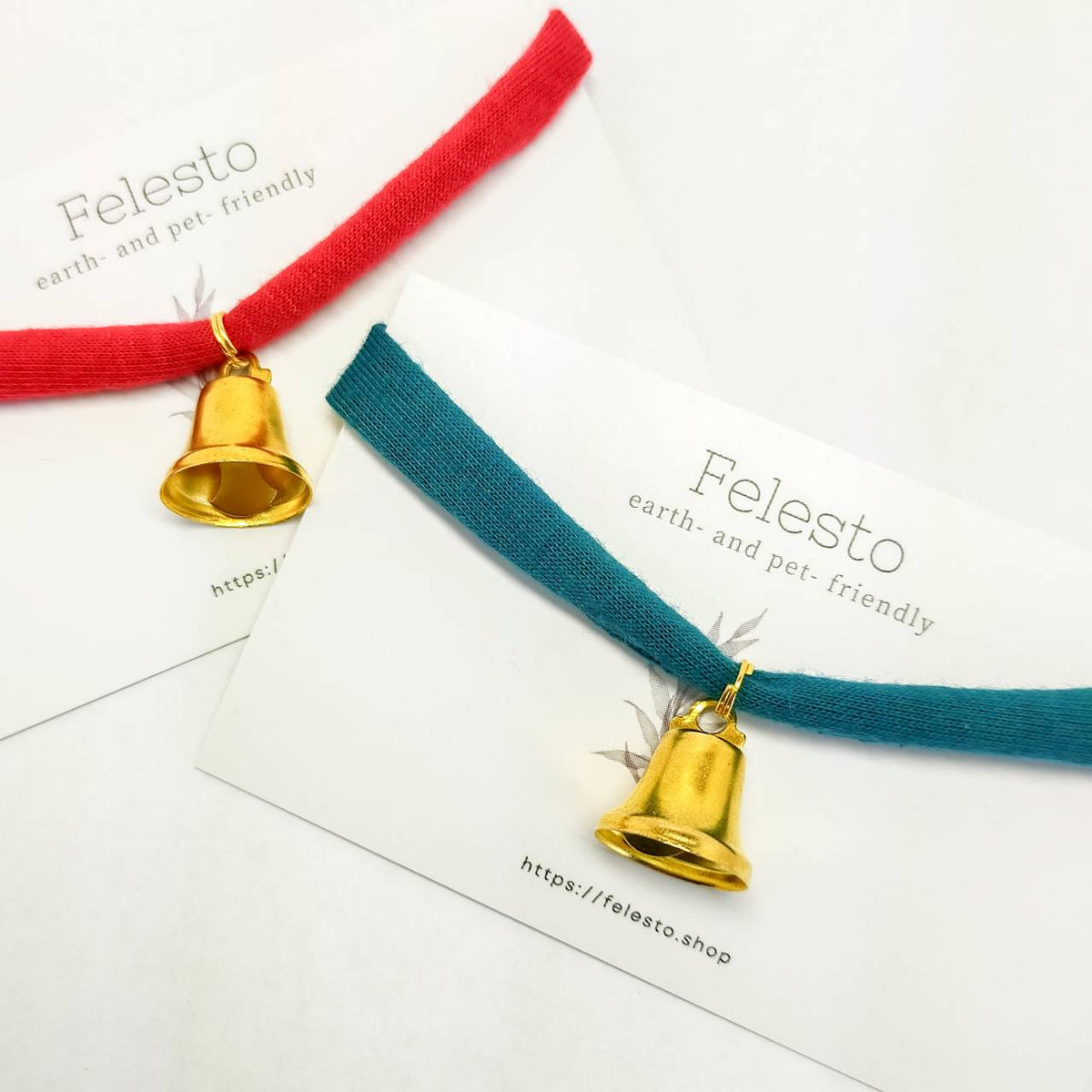 <12 colors> Simple bell strings collars