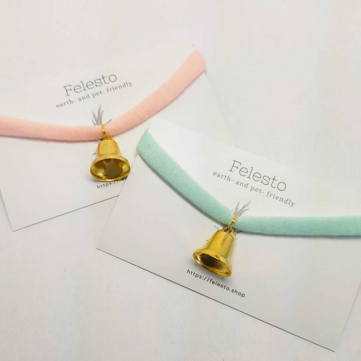 <12 colors> Simple bell strings collars