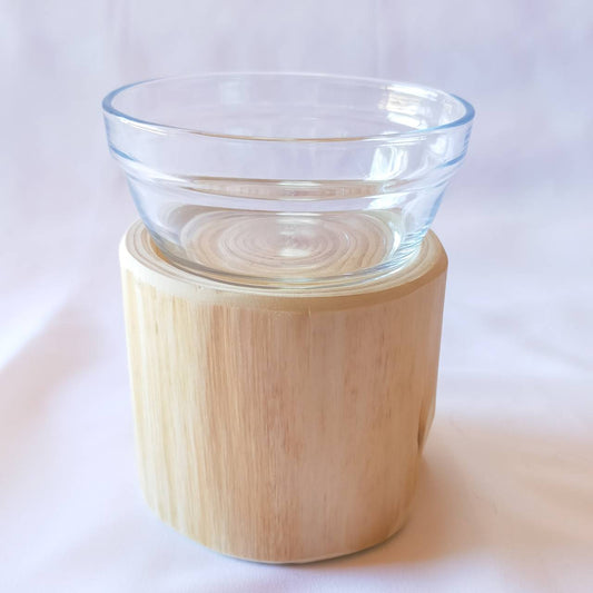 【アウトレット20％OFF】①シンプルヒノキペットテーブル　ごはん台　水入れ　フードボウル　餌台　エサ入れ