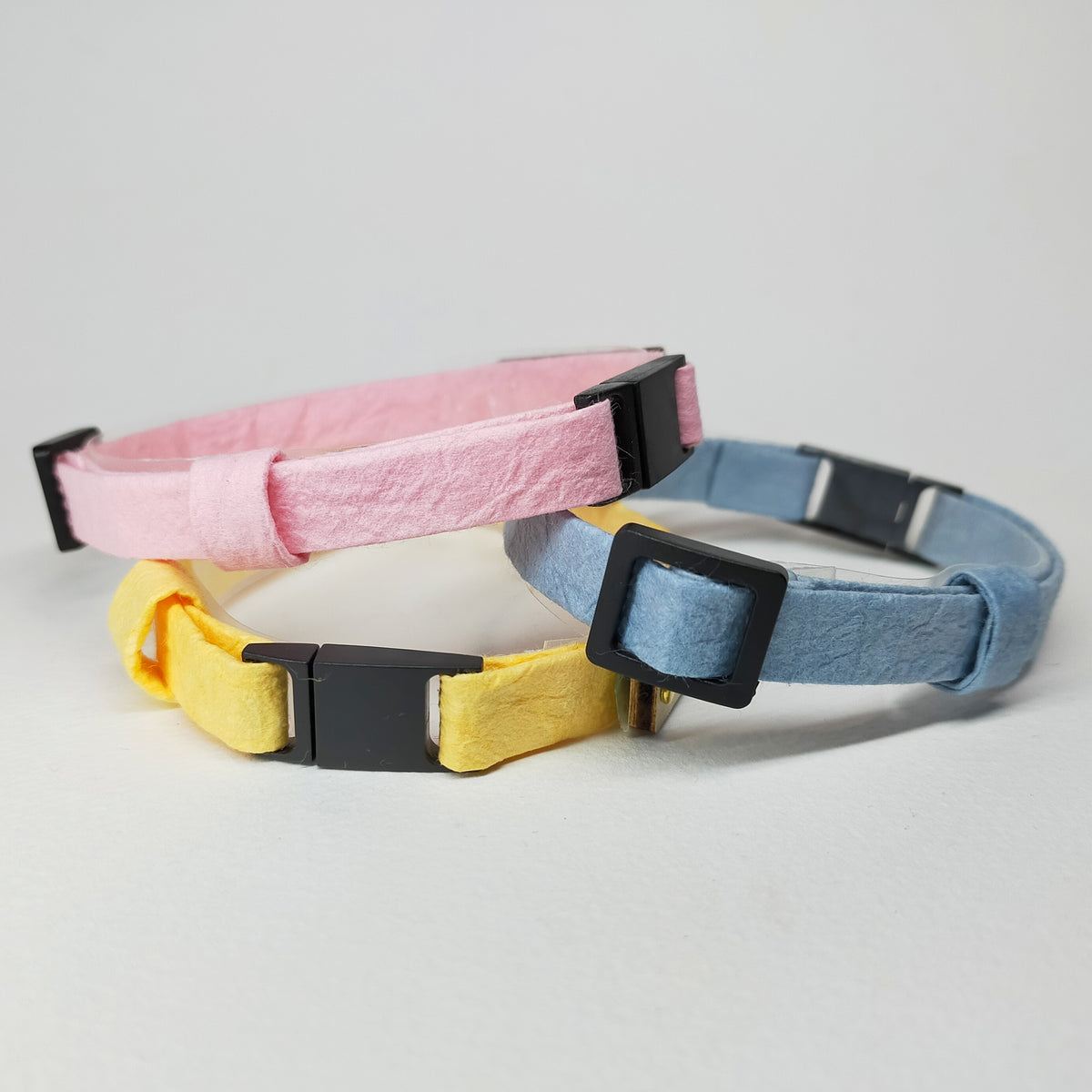 <16 colors> Washi collar with safety buckle.