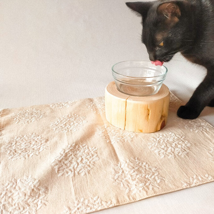 Food Mat [EMYS' Bouquet] 1-piece set, Pet Mat, Spill-proof